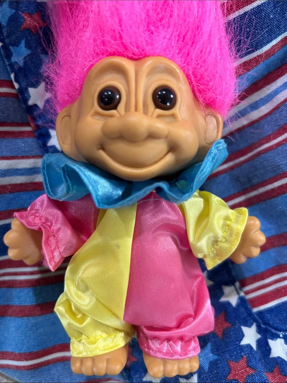 Vintage Pink-Haired Troll Doll Toy 1980s Fun Childhood Memories Nostalgic